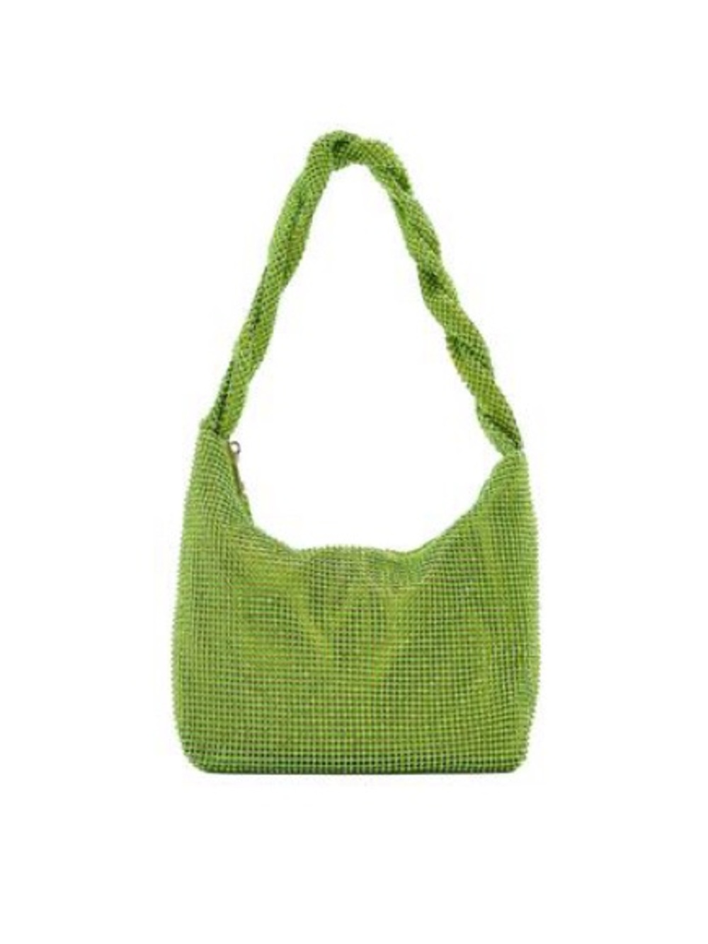 Zara Green Beaded Shoulder Bag